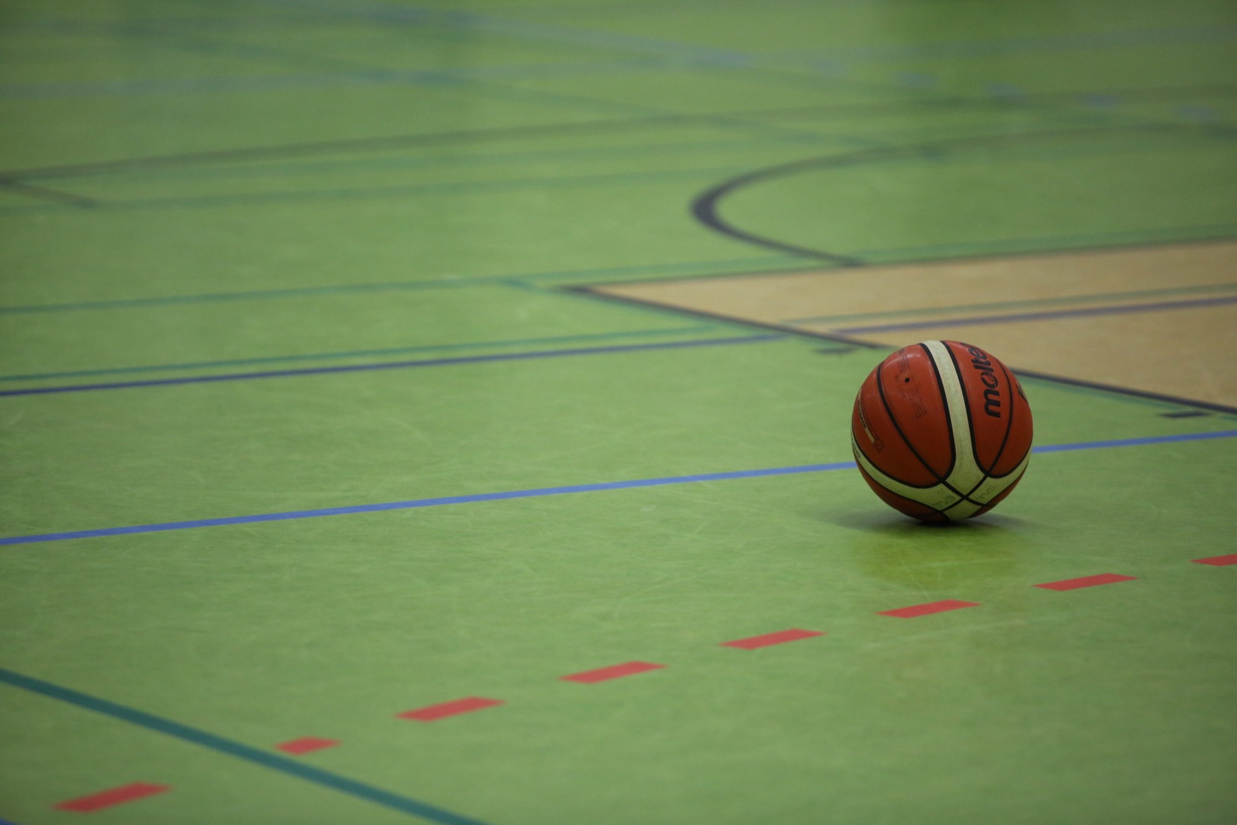 Nahaufnahme eines Basketballs